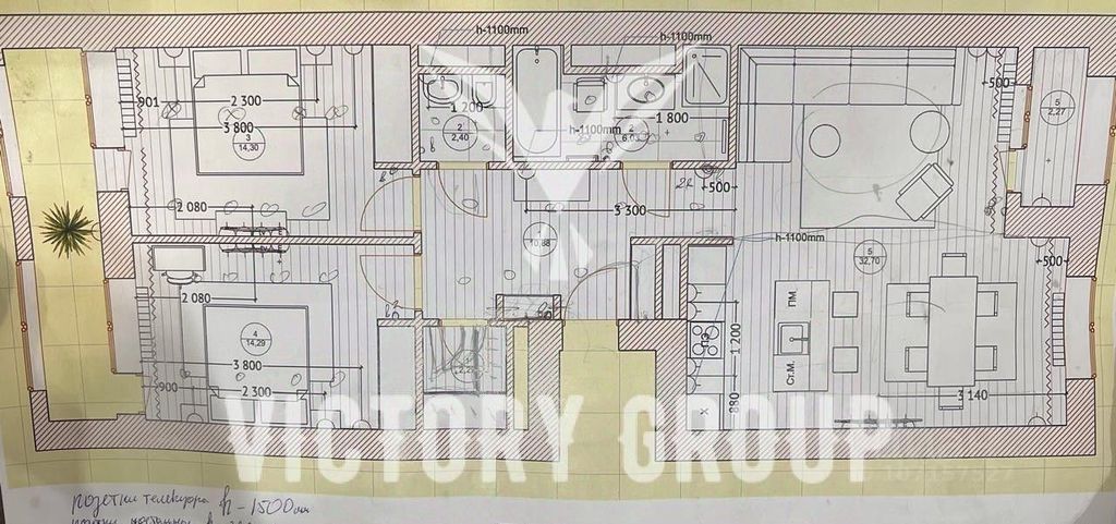 m. Dinamo: Apartment, 3-rooms