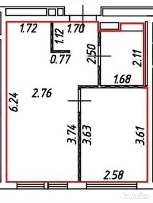 m. Nagatinskaya: Apartment, 1-rooms