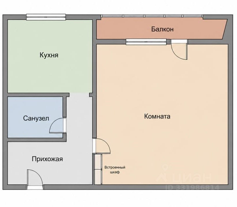 m. Planernaya: Apartment, 1-rooms