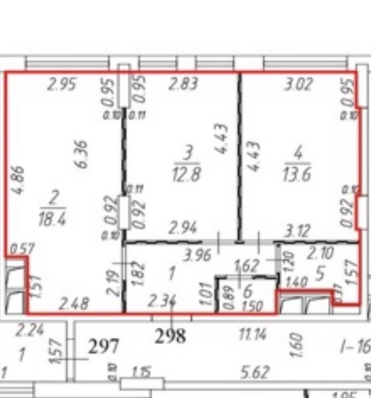 m. Strogino: Apartment, 2-rooms