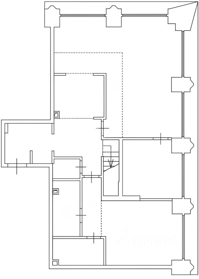 m. TsSKA: Apartment, 4-rooms