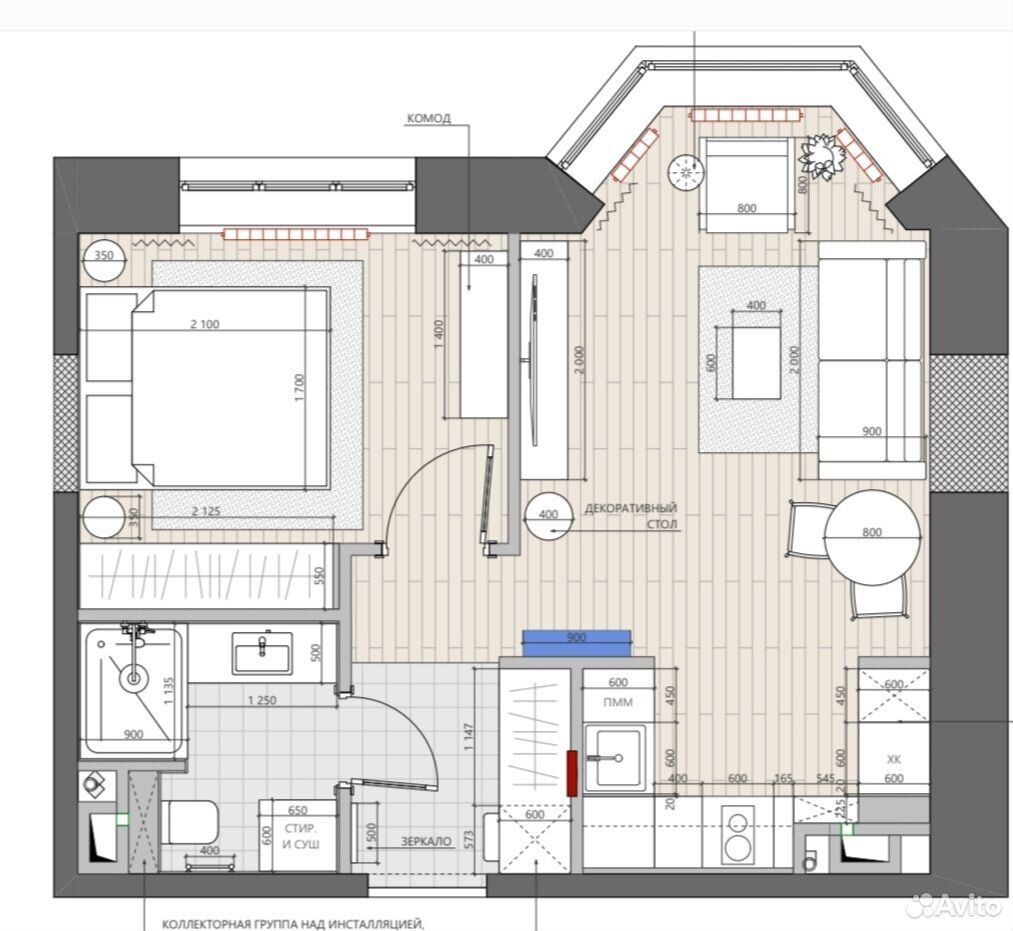 m. Oktyabrskoe pole: Apartment, 2-rooms