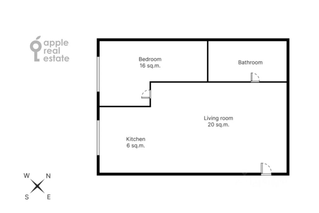 m. Novokuznetskaya: Apartment, 2-rooms