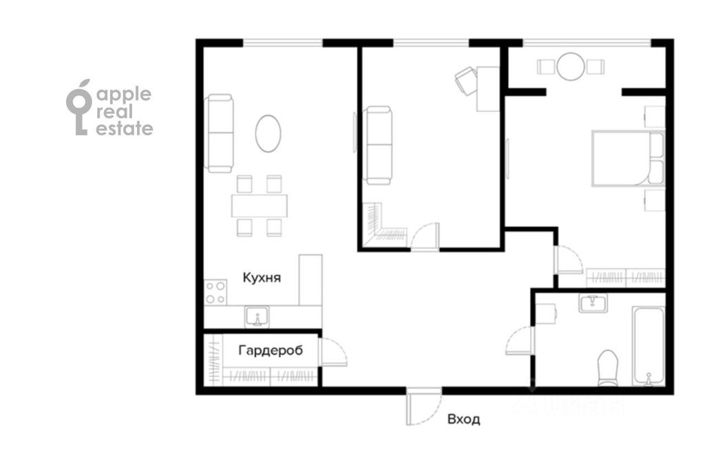 m. Serpukhovskaya: Apartment, 3-rooms