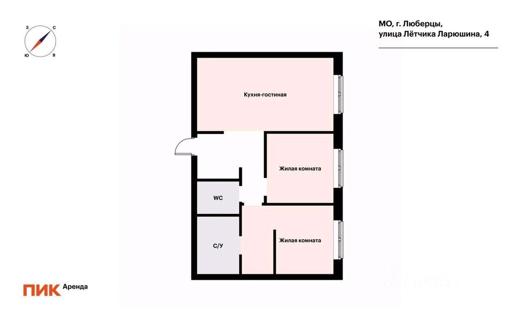 m. Kotelniki: Apartment, 3-rooms