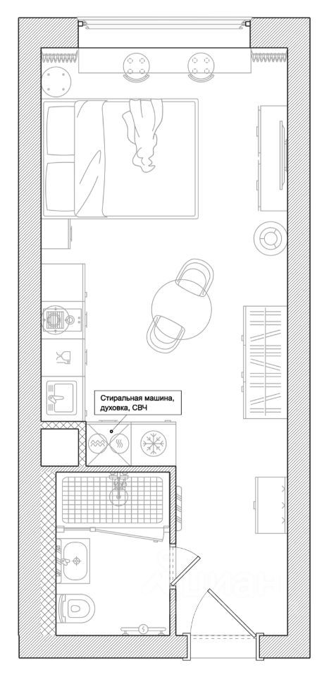 m. Sviblovo: Apartment, studio