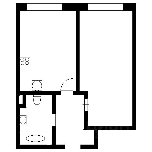 m. Ulitsa 1905 goda: Apartment, 2-rooms