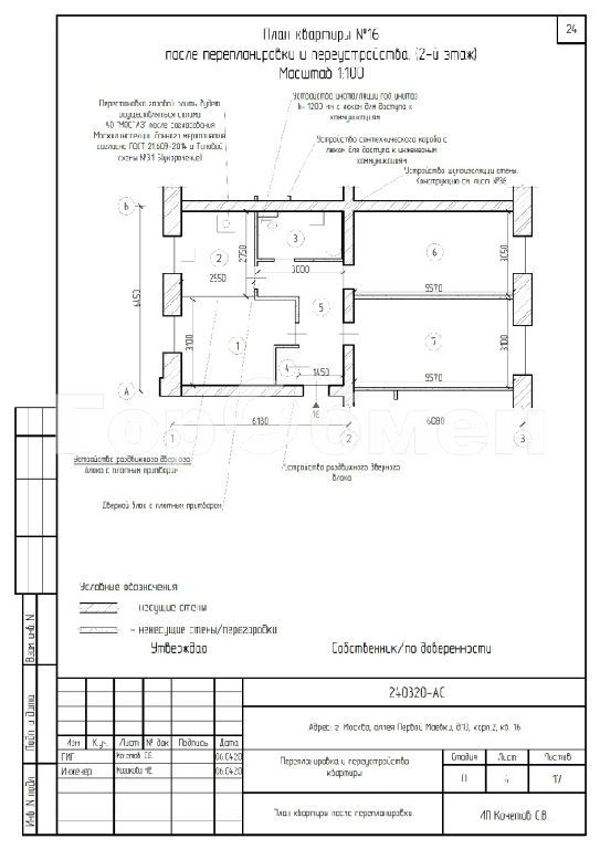 m. Veshnyaki: Apartment, 3-rooms