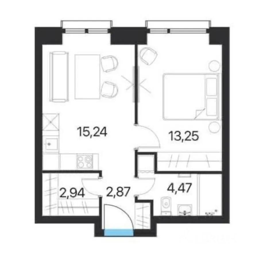m. Stakhanovskaya: Apartment, 1-rooms