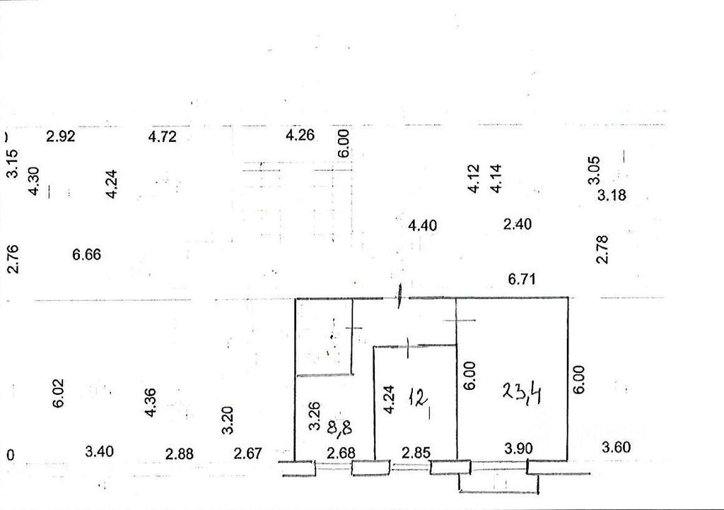 m. Ermakova Roscha: Apartment, 2-rooms