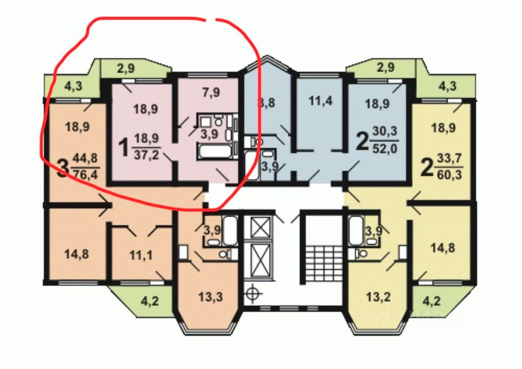m. Kolomenskaya: Apartment, 1-rooms