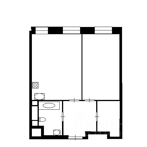 m. Bagrationovskaya: Apartment, 2-rooms