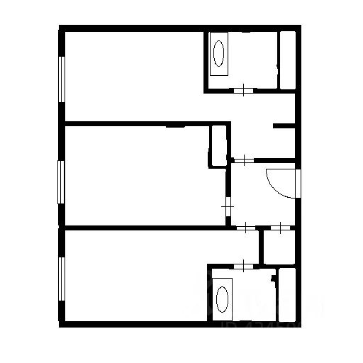 m. Ulitsa 1905 goda: Apartment, 2-rooms