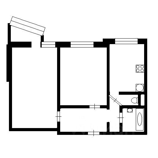 m. Medvedkovo: Apartment, 2-rooms