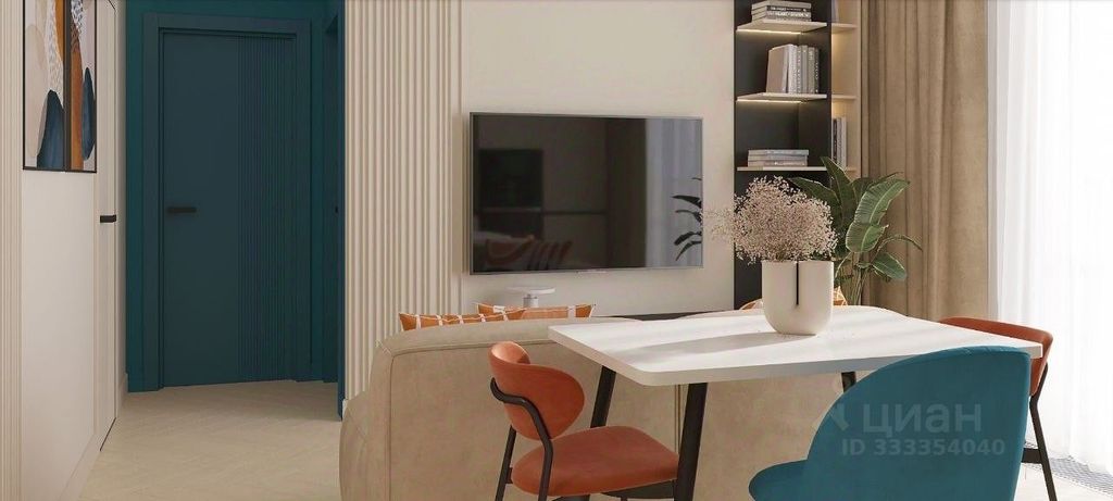 m. Spartak: Apartment, 2-rooms
