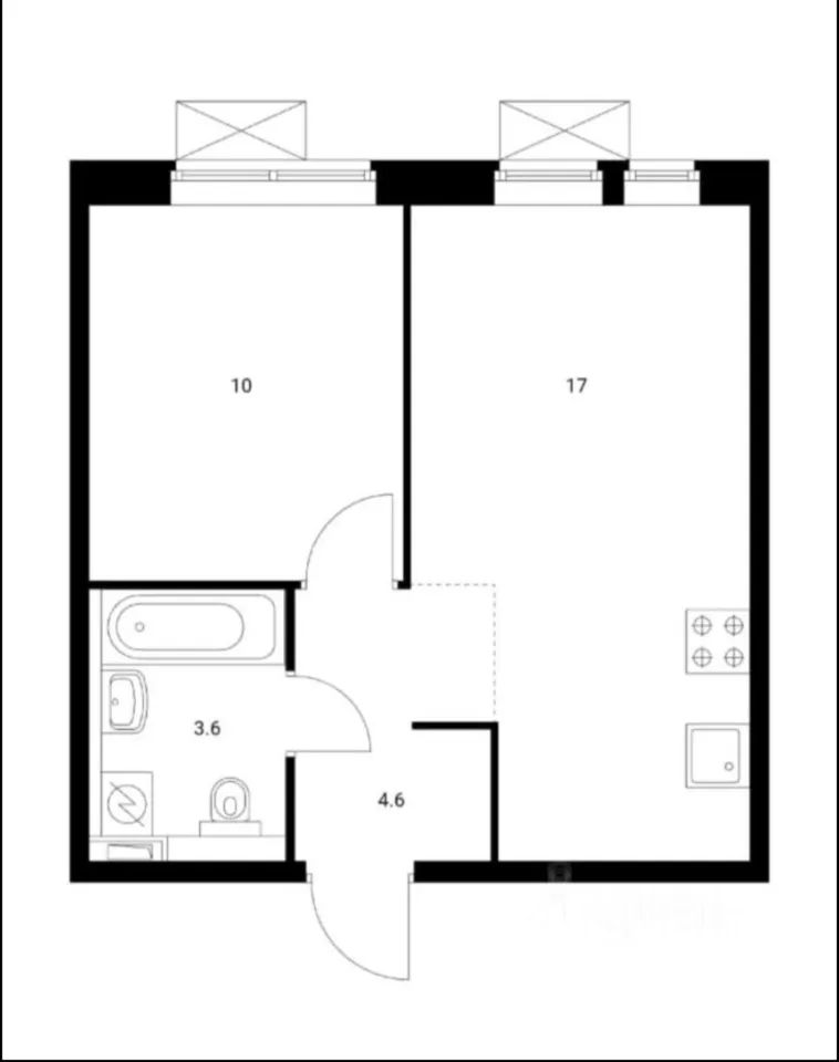 m. Ukhtomskaya: Apartment, 1-rooms