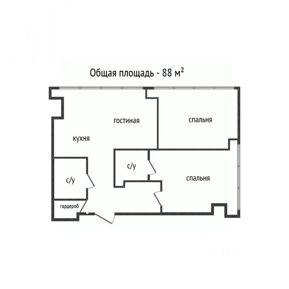 m. Mayakovskaya: Apartment, 3-rooms