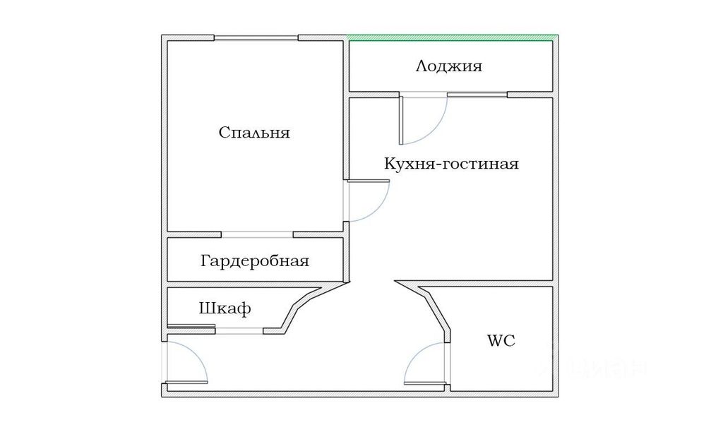 m. Ulitsa 1905 goda: Apartment, 2-rooms