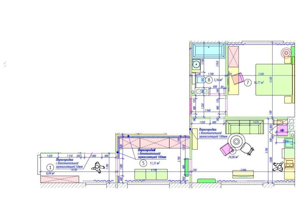 m. Moskva Tovarnaya: Apartment, 2-rooms