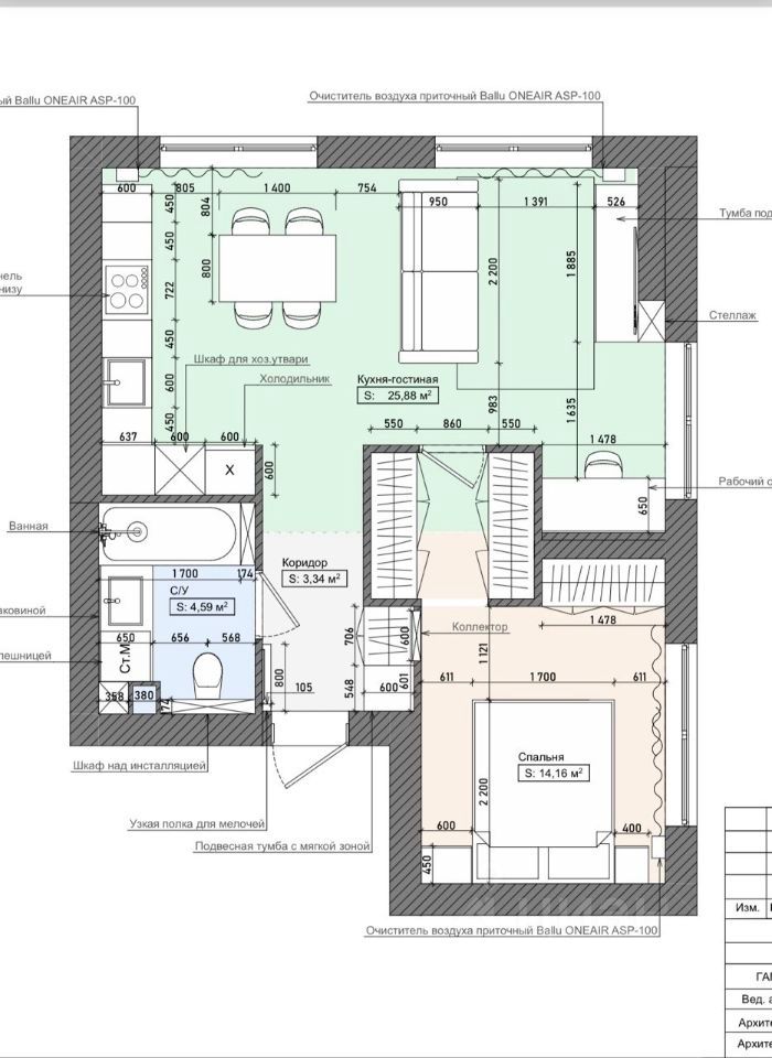 m. Butyrskaya : Apartment, 2-rooms