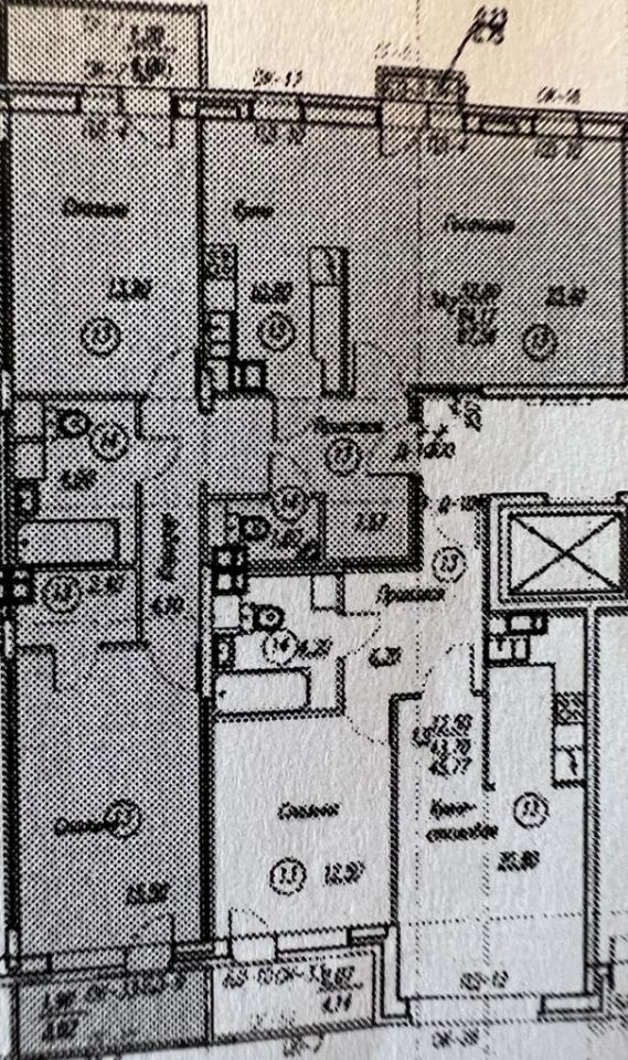 m. Khimki: Apartment, 3-rooms