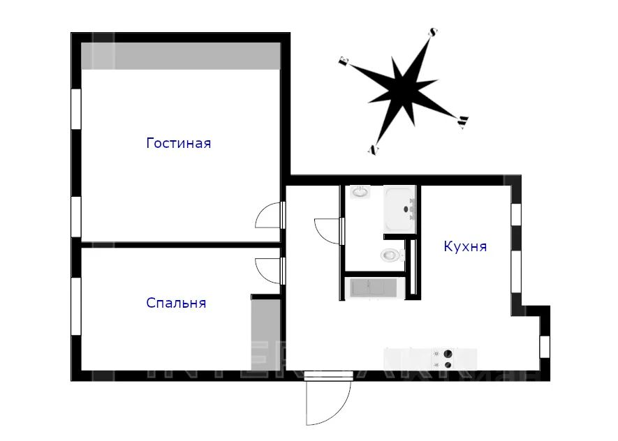 m. Arbatskaya: Apartment, 2-rooms