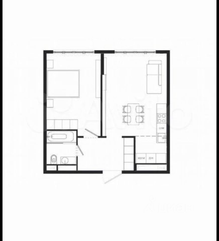 m. Vodniki: Apartment, 2-rooms