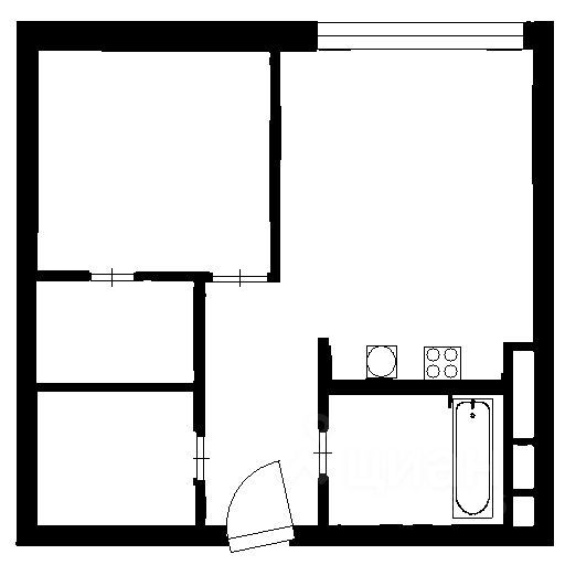 m. TsSKA: Apartment, 2-rooms