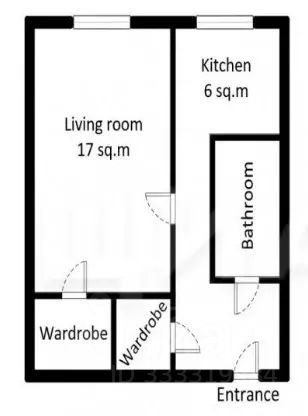 m. Rizhskaya: Apartment, 1-rooms