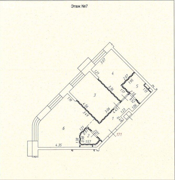 m. Moskva Tovarnaya: Apartment, 2-rooms