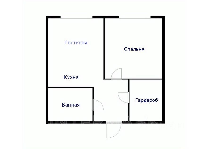 m. Shelepikha: Apartment, 2-rooms