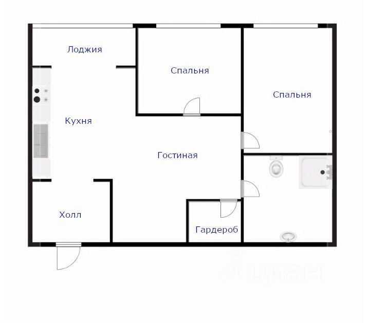 m. Serpukhovskaya: Apartment, 3-rooms