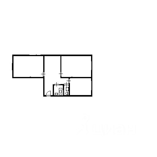 m. Narodnoe Opolchenie: Apartment, 2-rooms