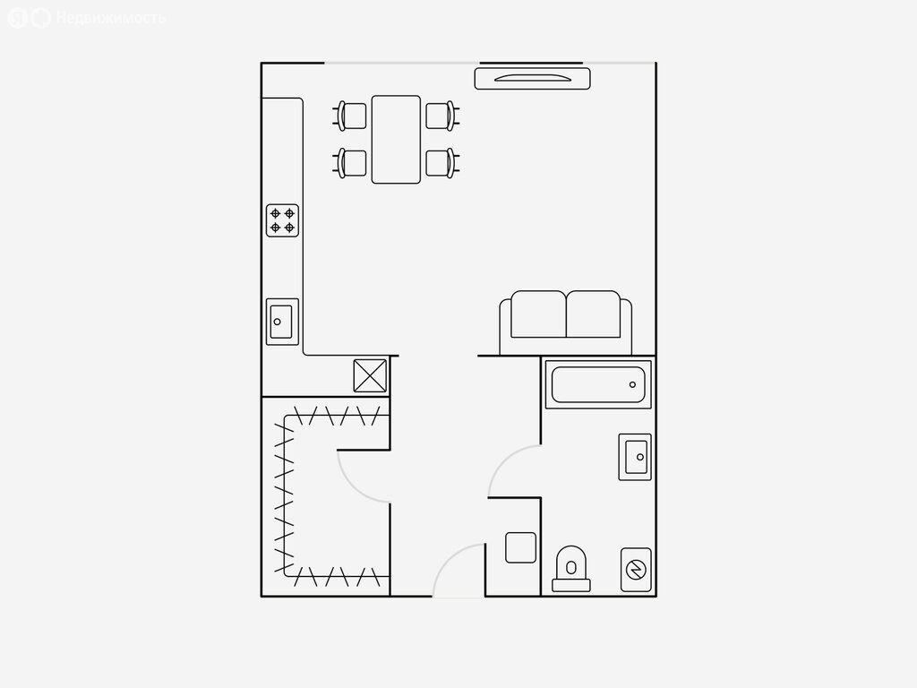 m. Bagrationovskaya: Apartment, studio
