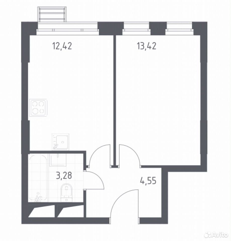 m. Strogino: Apartment, 1-rooms