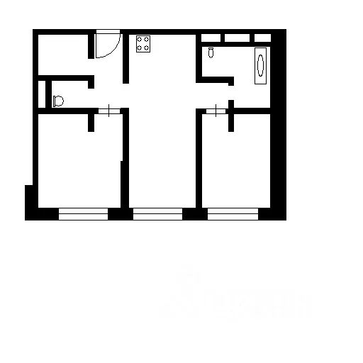 m. Zorge: Apartment, 2-rooms