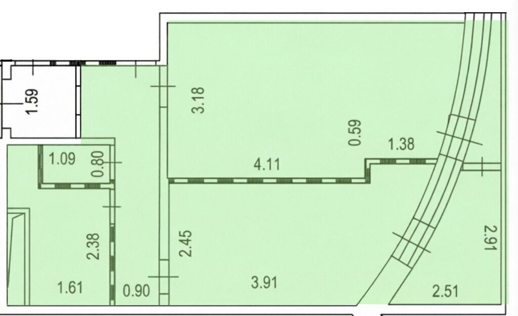 m. Podolsk: Apartment, 1-rooms