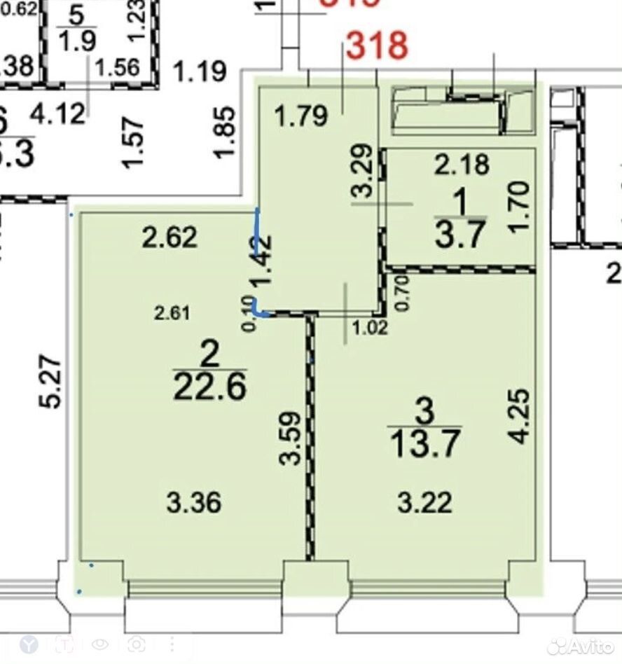 m. Petrovsko-Razumovskaya: Apartment, 1-rooms