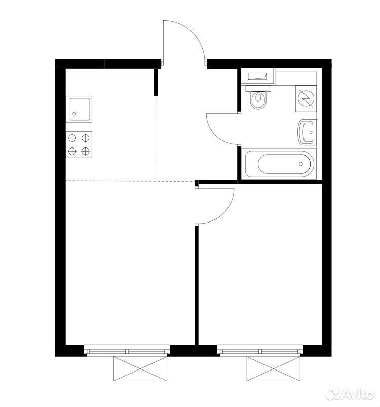 m. Kotelniki: Apartment, 1-rooms