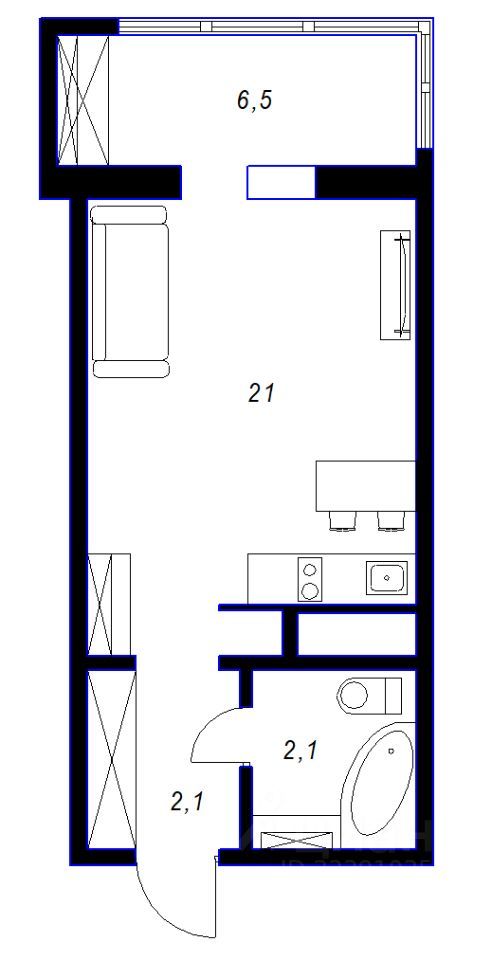 m. Nikolskoe: Apartment, studio