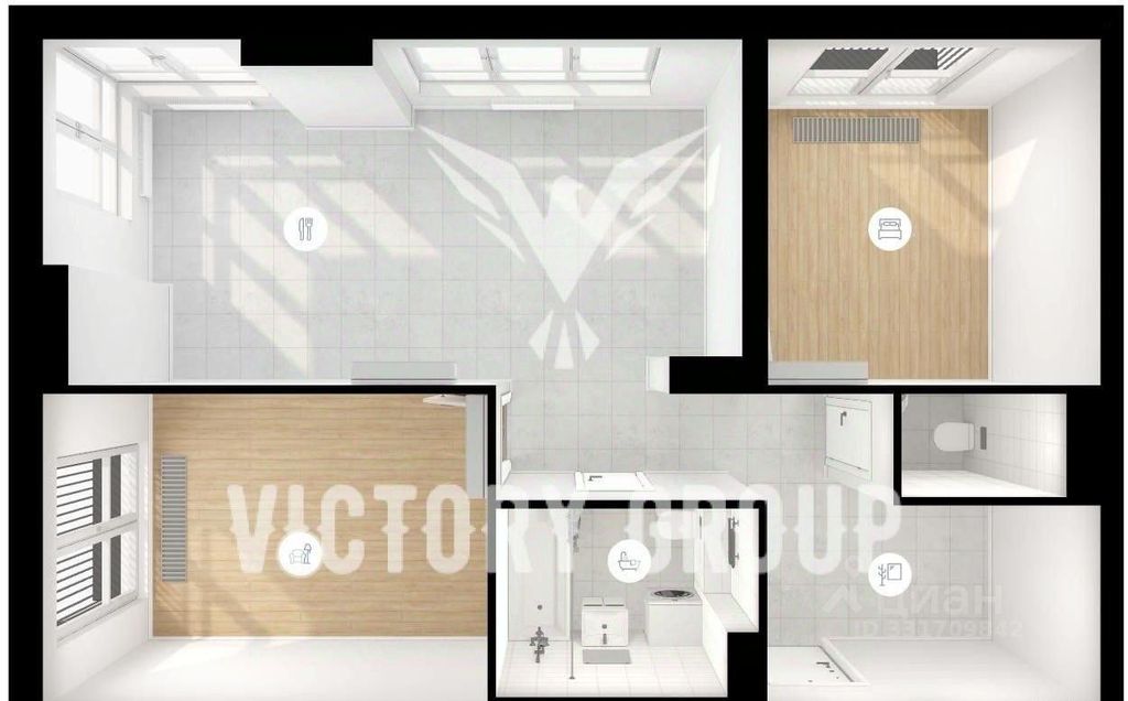 m. Fili: Apartment, 2-rooms
