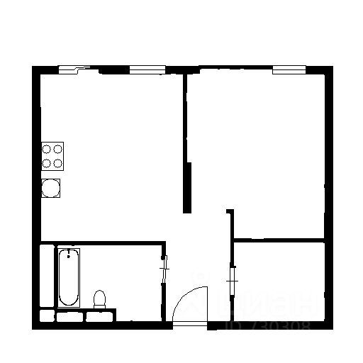 m. Shelepikha: Apartment, 1-rooms