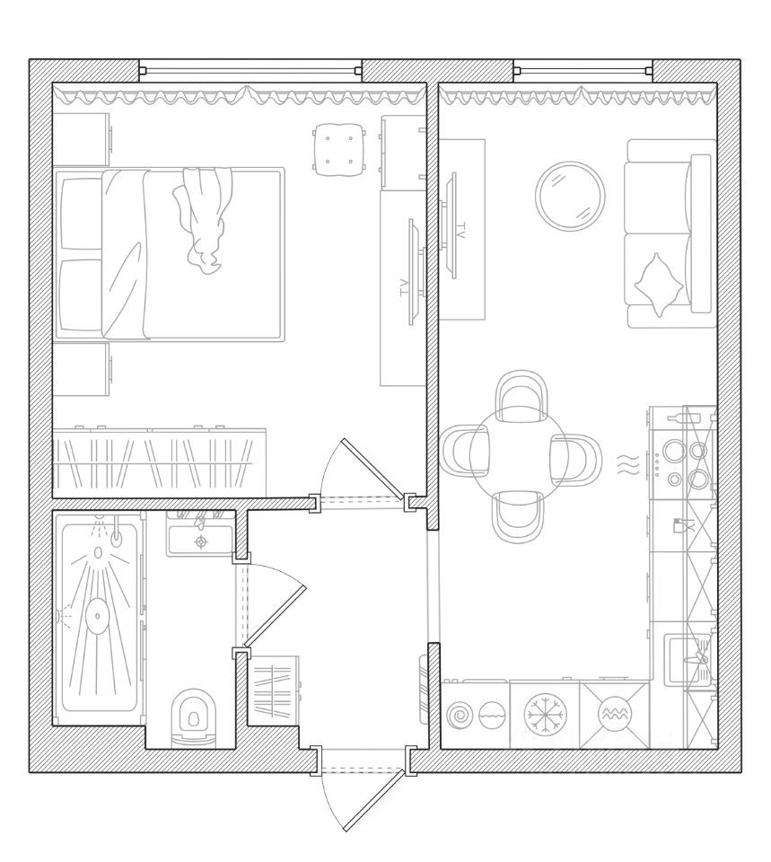 m. Dmitrovskaya: Apartment, 2-rooms