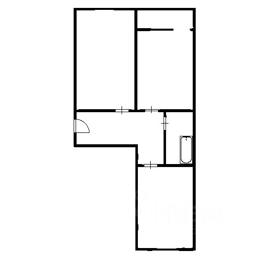 m. Lukhmanovskaya: Apartment, 2-rooms