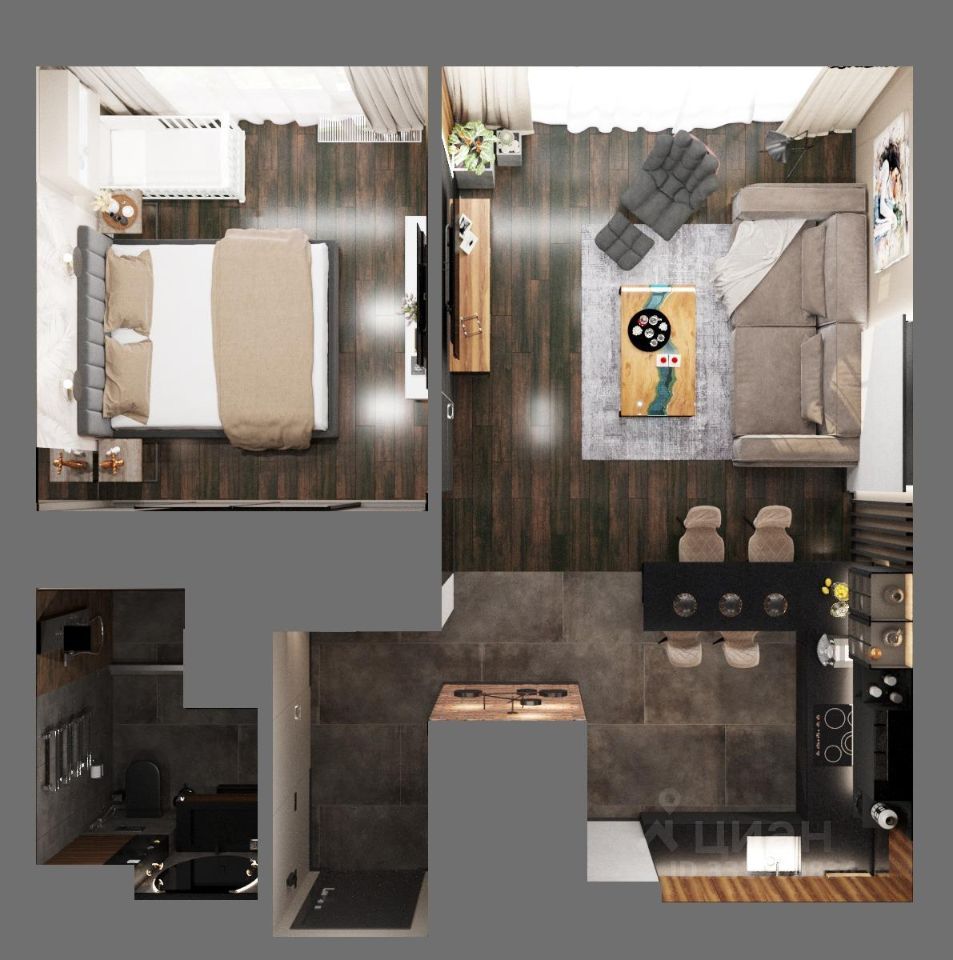 m. Davydkovo: Apartment, 2-rooms