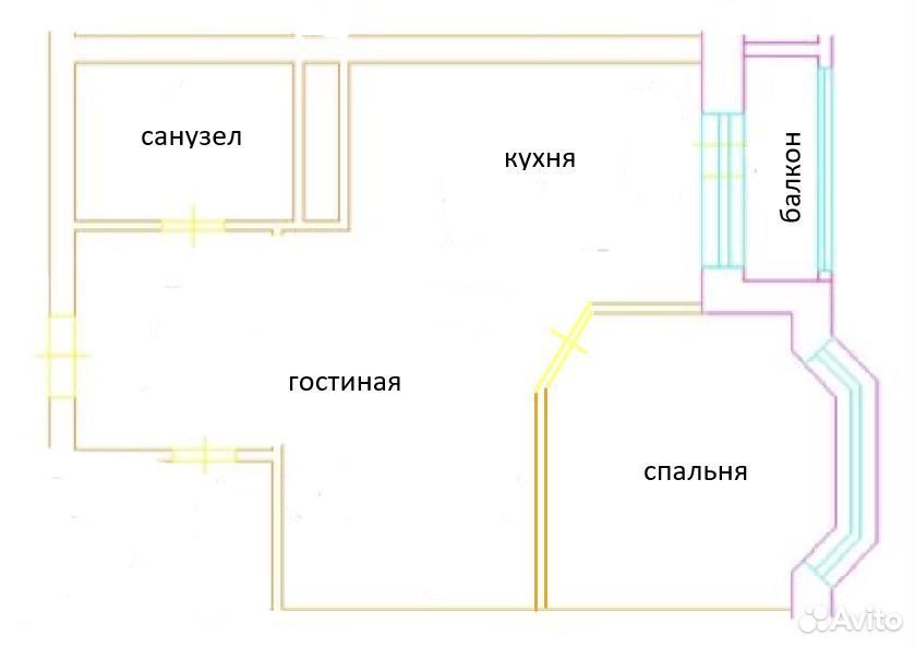 m. Ochakovo I: Apartment, 1-rooms