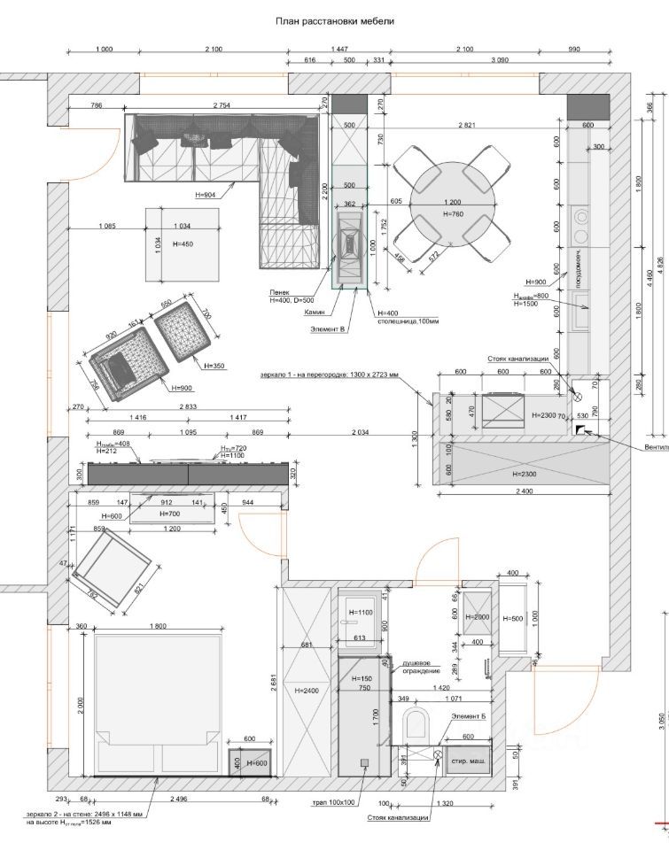 m. Vavilovskaya: Apartment, 2-rooms