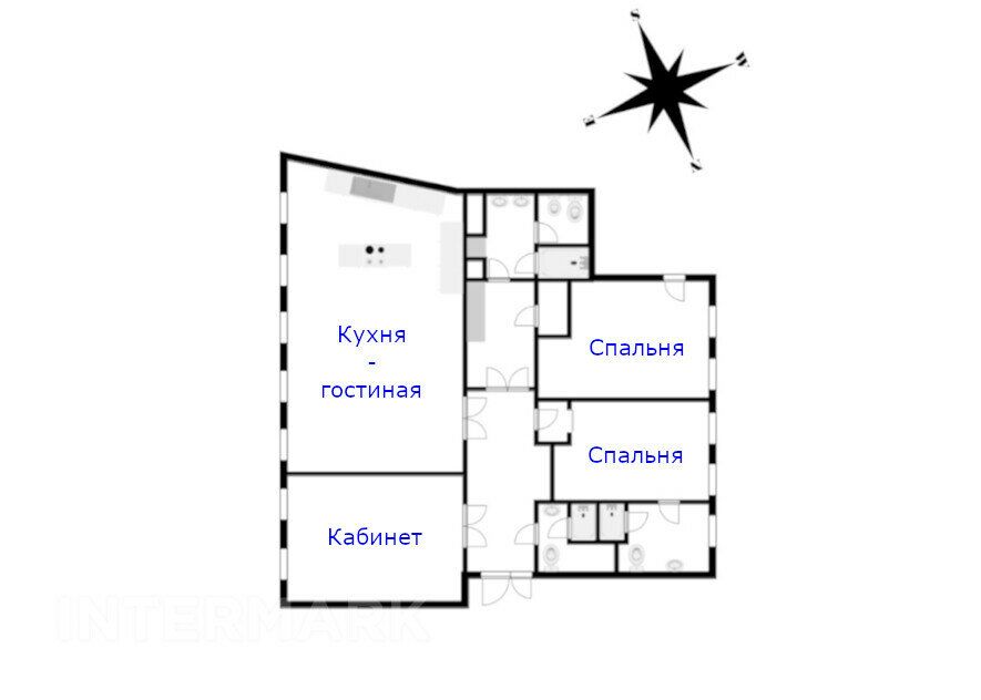 m. Smolenskaya: Apartment, 4-rooms