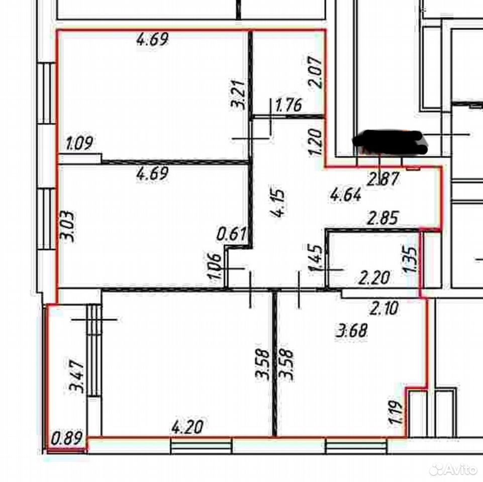 m. Kotelniki: Apartment, 3-rooms