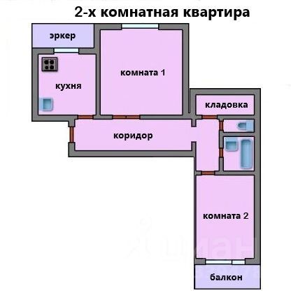 m. Serpukhovskaya: Apartment, 2-rooms